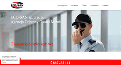 Desktop Screenshot of eco-san.pl